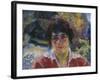 Portrait of Armida Brucky, 1909-Umberto Boccioni-Framed Giclee Print