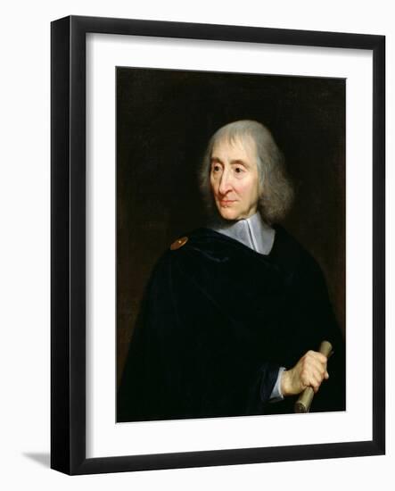 Portrait of Arnauld D'Andilly (1589-1674)-Philippe De Champaigne-Framed Giclee Print