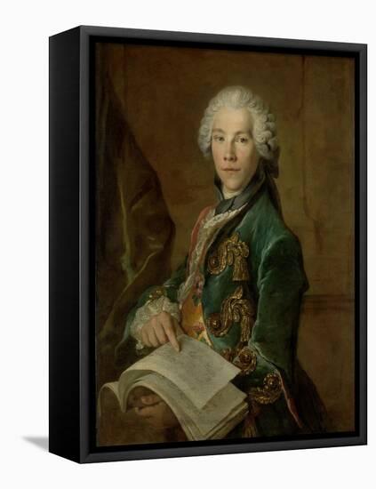 Portrait of Arnoldus Van Rijneveld-Louis Tocque-Framed Stretched Canvas