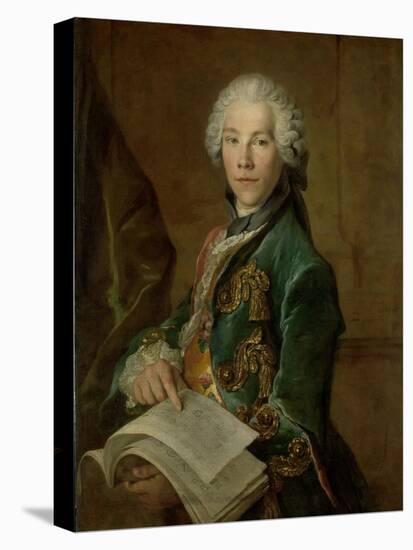 Portrait of Arnoldus Van Rijneveld-Louis Tocque-Stretched Canvas