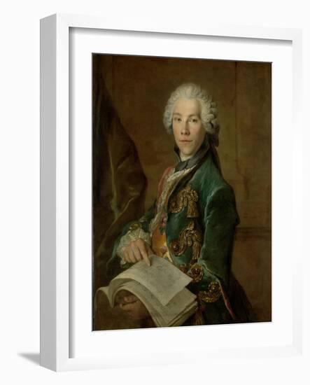 Portrait of Arnoldus Van Rijneveld-Louis Tocque-Framed Art Print