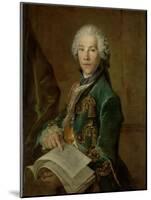 Portrait of Arnoldus Van Rijneveld-Louis Tocque-Mounted Art Print