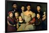 Portrait of Arrigo Licinio and His Family-Bernardino Licinio-Framed Giclee Print