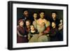 Portrait of Arrigo Licinio and His Family-Bernardino Licinio-Framed Giclee Print