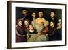 Portrait of Arrigo Licinio and His Family-Bernardino Licinio-Framed Giclee Print