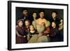 Portrait of Arrigo Licinio and His Family-Bernardino Licinio-Framed Giclee Print