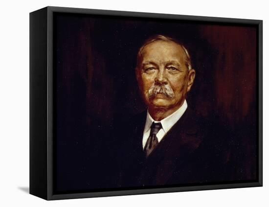 Portrait of Arthur Conan Doyle-null-Framed Stretched Canvas