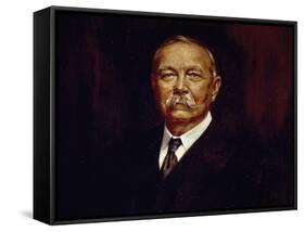 Portrait of Arthur Conan Doyle-null-Framed Stretched Canvas