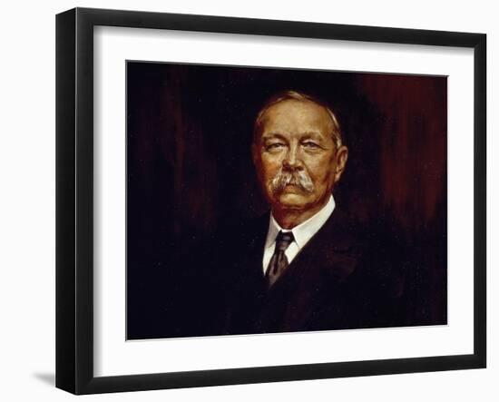 Portrait of Arthur Conan Doyle-null-Framed Giclee Print