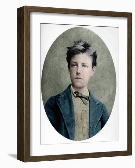 Portrait of Arthur Rimbaud-Stefano Bianchetti-Framed Giclee Print