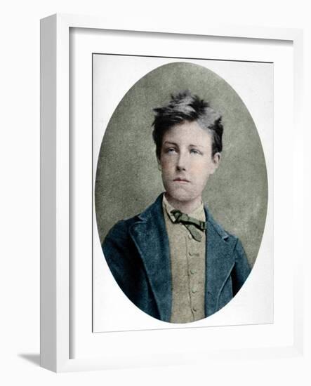 Portrait of Arthur Rimbaud-Stefano Bianchetti-Framed Giclee Print