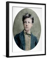 Portrait of Arthur Rimbaud-Stefano Bianchetti-Framed Premium Giclee Print