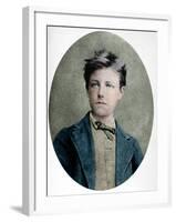 Portrait of Arthur Rimbaud-Stefano Bianchetti-Framed Giclee Print