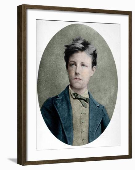 Portrait of Arthur Rimbaud-Stefano Bianchetti-Framed Giclee Print