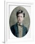 Portrait of Arthur Rimbaud-Stefano Bianchetti-Framed Giclee Print