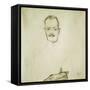 Portrait of Arthur Roessler, 1910-Egon Schiele-Framed Stretched Canvas
