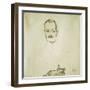 Portrait of Arthur Roessler, 1910-Egon Schiele-Framed Giclee Print