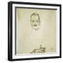 Portrait of Arthur Roessler, 1910-Egon Schiele-Framed Giclee Print