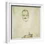 Portrait of Arthur Roessler, 1910-Egon Schiele-Framed Giclee Print