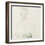 Portrait of Arthur Roessler, 1910-Egon Schiele-Framed Giclee Print