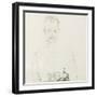 Portrait of Arthur Roessler, 1910-Egon Schiele-Framed Giclee Print