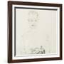 Portrait of Arthur Roessler, 1910-Egon Schiele-Framed Premium Giclee Print