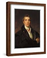 Portrait of Arthur Wellesley, 1st Duke of Wellington, C.1821-Thomas Lawrence-Framed Giclee Print