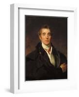 Portrait of Arthur Wellesley, 1st Duke of Wellington, C.1821-Thomas Lawrence-Framed Giclee Print