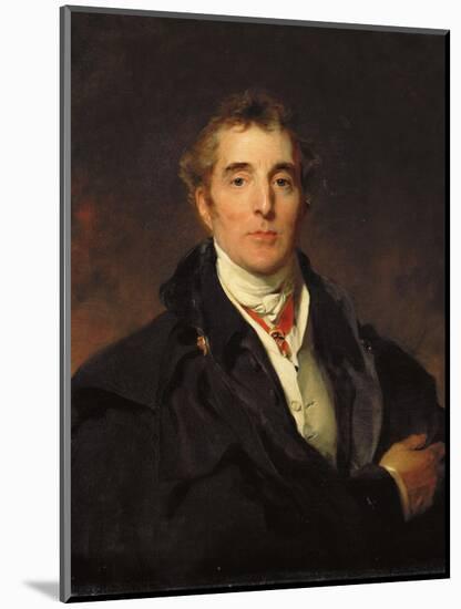 Portrait of Arthur Wellesley, 1st Duke of Wellington, C.1821-Thomas Lawrence-Mounted Giclee Print