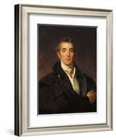 Portrait of Arthur Wellesley, 1st Duke of Wellington, C.1821-Thomas Lawrence-Framed Giclee Print