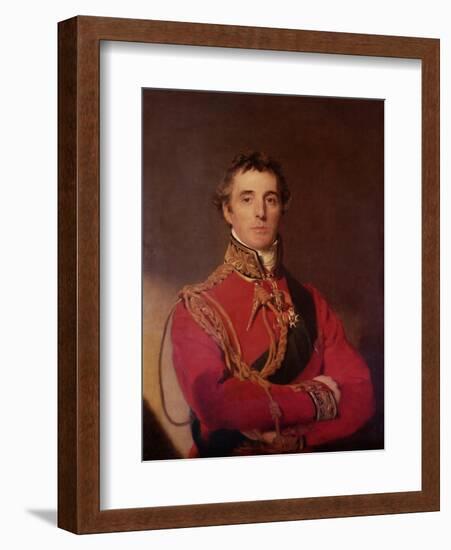 Portrait of Arthur Wellesley-Thomas Lawrence-Framed Giclee Print