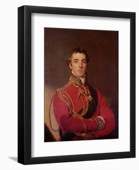 Portrait of Arthur Wellesley-Thomas Lawrence-Framed Giclee Print