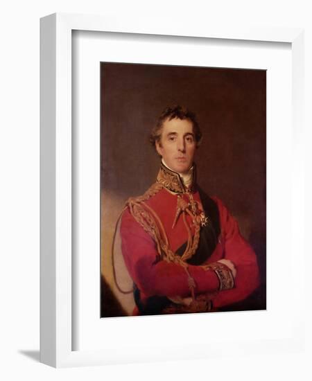 Portrait of Arthur Wellesley-Thomas Lawrence-Framed Giclee Print