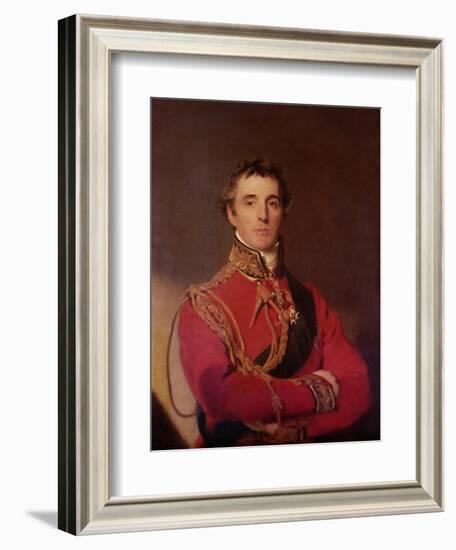 Portrait of Arthur Wellesley-Thomas Lawrence-Framed Giclee Print