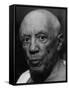 Portrait of Artist Pablo Picasso-Gjon Mili-Framed Stretched Canvas