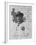 Portrait of Arturo Colautti, 1917, Photograph-null-Framed Giclee Print