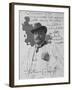 Portrait of Arturo Colautti, 1917, Photograph-null-Framed Giclee Print