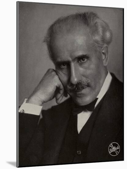 Portrait of Arturo Toscanini-null-Mounted Photographic Print