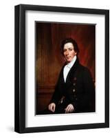 Portrait of Ashfield Ellis, C.1835-Samuel Lovett Waldo-Framed Premium Giclee Print