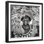 Portrait of Ati-atihan festival participant, Kalibo, Aklan, Western Visayas, Philippines-Jason Langley-Framed Photographic Print