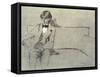Portrait of Aubrey Beardsley, C.1893 (Litho)-William Rothenstein-Framed Stretched Canvas