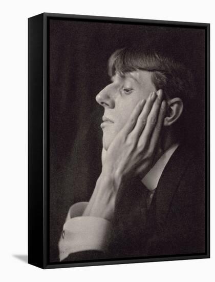 Portrait of Aubrey Beardsley-Frederick Henry Evans-Framed Stretched Canvas
