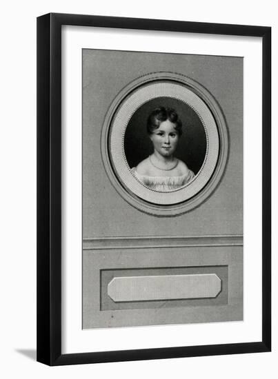 Portrait of Augusta Ada Byron-Louis Ferriere-Framed Giclee Print