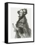 Portrait of Augusta Ada King-Alfred-edward Chalon-Framed Stretched Canvas