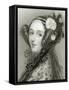 Portrait of Augusta Ada King-Alfred-edward Chalon-Framed Stretched Canvas