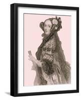 Portrait of Augusta Ada King-Alfred-edward Chalon-Framed Giclee Print