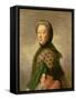Portrait of Augusta of Saxe-Gotha, Princess of Wales (Oil on Canvas)-Allan Ramsay-Framed Stretched Canvas
