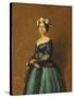 Portrait of Augusta, Princess of Prussia, 1846-Franz Xaver Winterhalter-Stretched Canvas