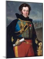 Portrait of Auguste-Frederic Bonamour, Marquis De Talhouet (1788-1842) (Talhouet-Bonamour)  Peintu-Horace Vernet-Mounted Giclee Print