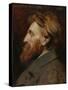 Portrait of Auguste Rodin (1840-1917) 1881-Francois Flameng-Stretched Canvas